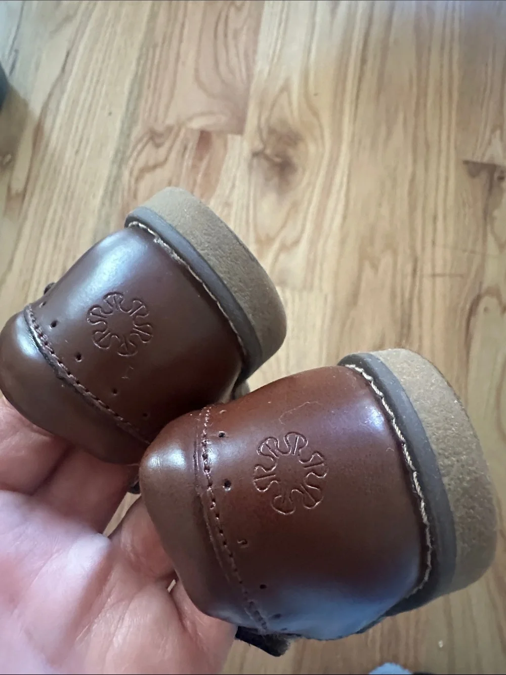 Stride Rite Brown Mary Jane Buckle Shoes
